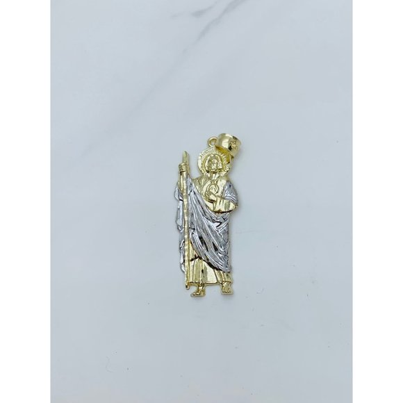 10k Gold Pendant San Judas ❤️ Saint Jude - Picture 5 of 5
